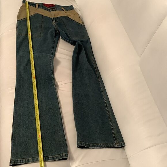 Seven Jeans Stretch Flared Leg Boot Cut Women’s Soft Denim Size M - Picture 7 of 10